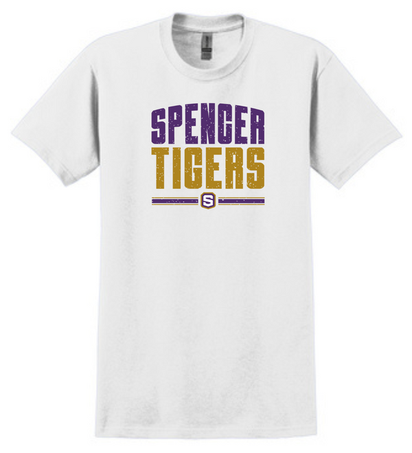 Spencer Tigers Baseball - NEW DTG