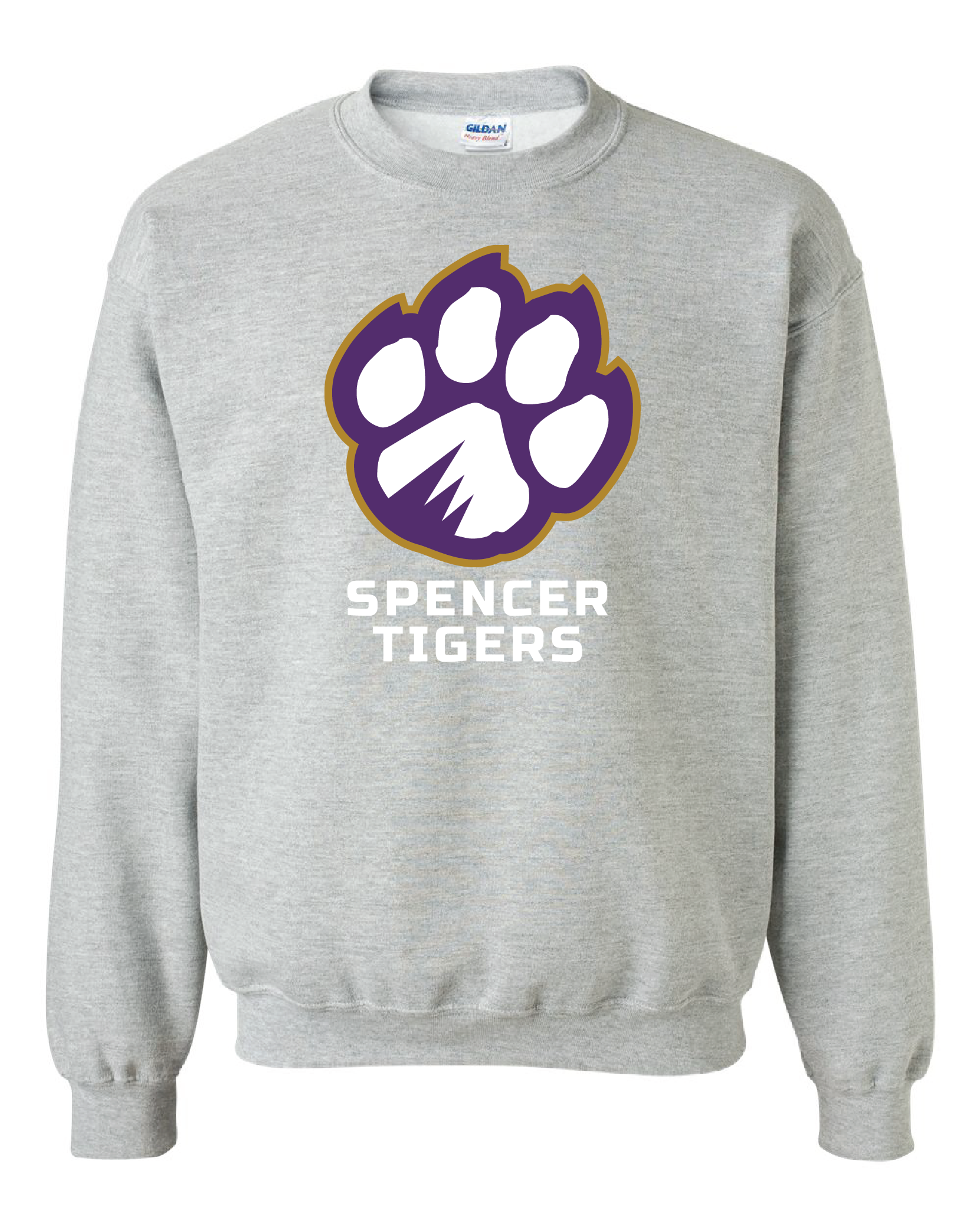 Adult Heavy Blend Crewneck | Full-front Paw