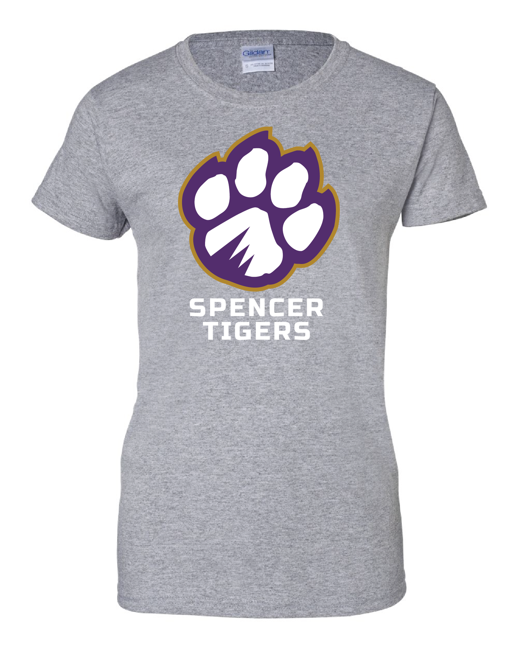 Women's Cotton Short Sleeve T-Shirt | Full-Front Paw