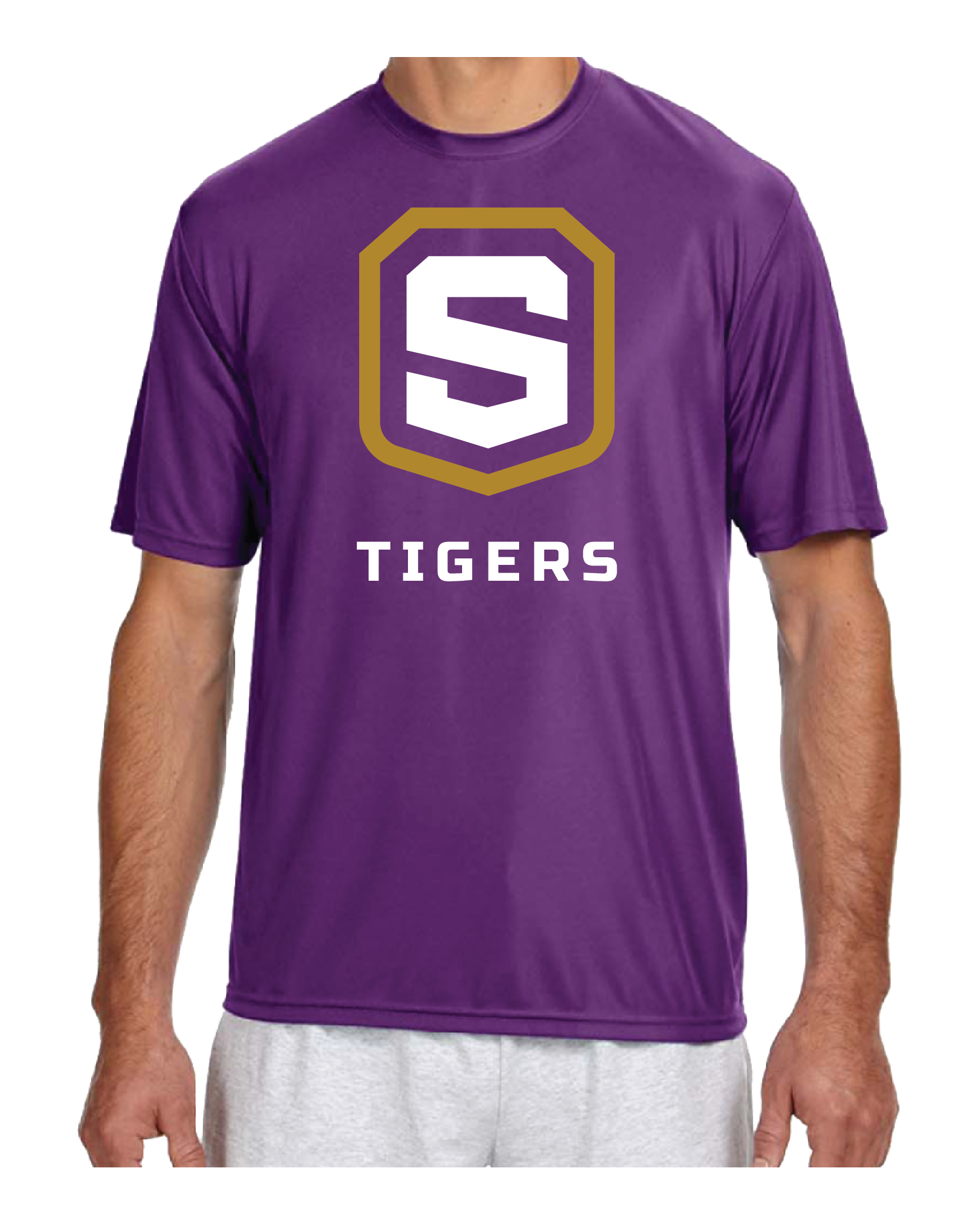 Adult Athletic T-Shirt | Tigers Shield