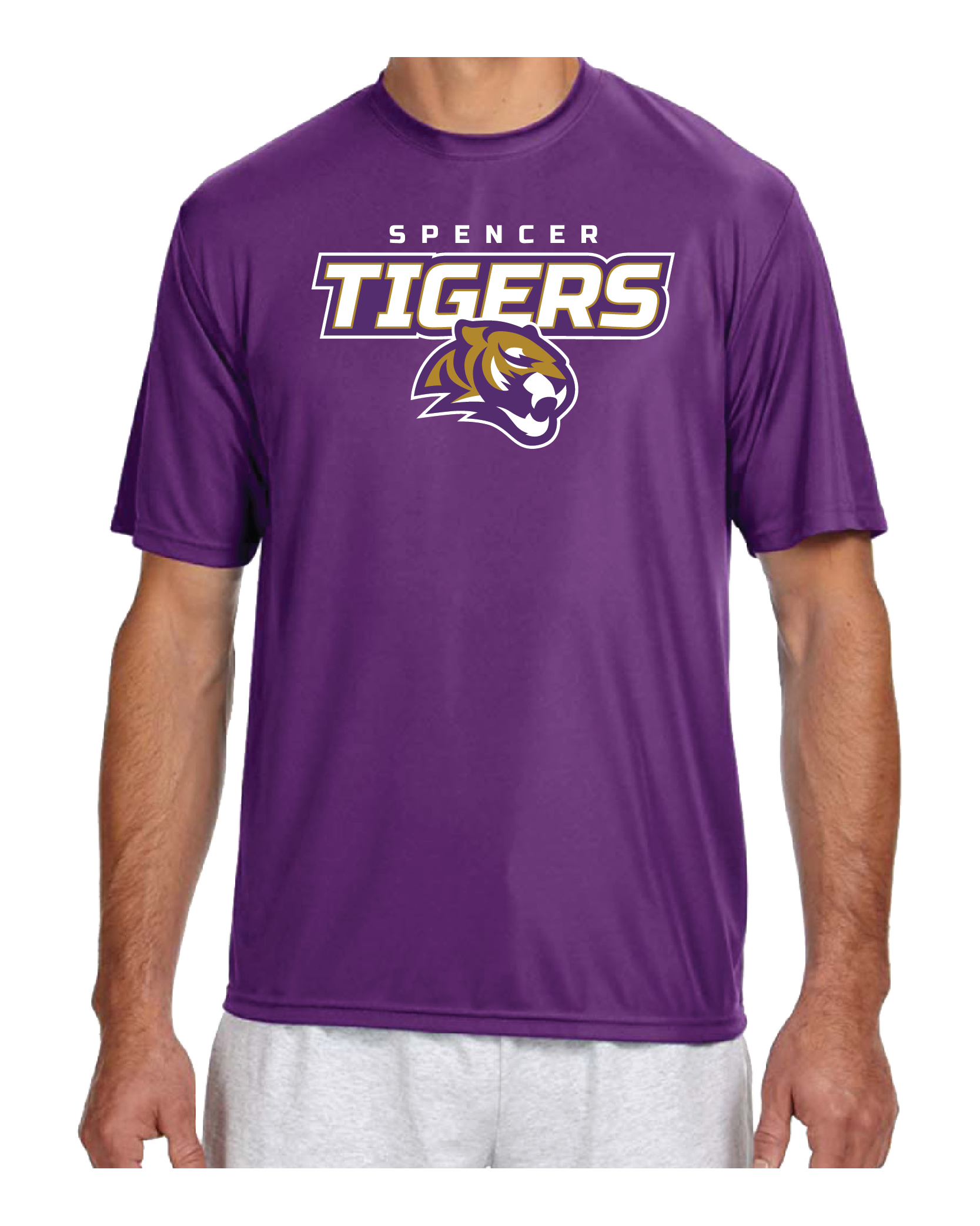 Adult Athletic T-Shirt | Tigers Spirit